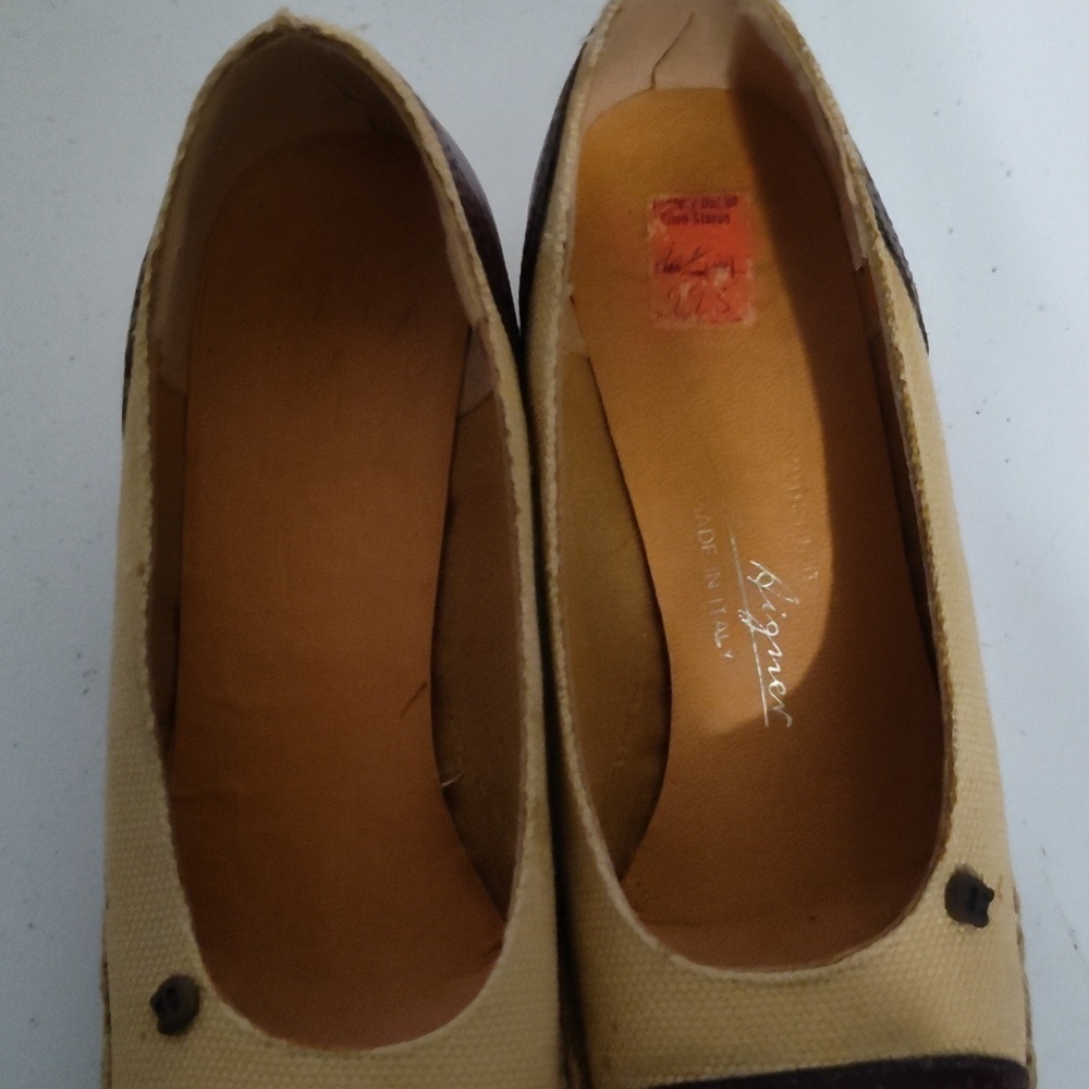 Vintage Aigner wedge shoes - Picture 8 of 10